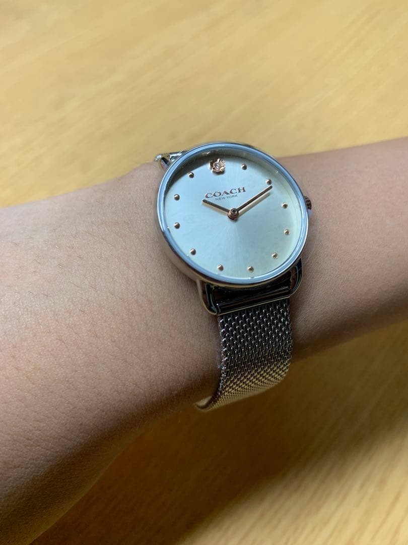 ★夢★ 【COACH】エリオット 28mm サンレイ メッシュベルト