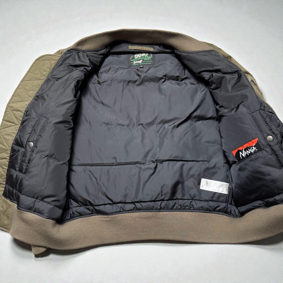 schott NANGA HINOC MA-1 XL ナンガ　ショット　極美品