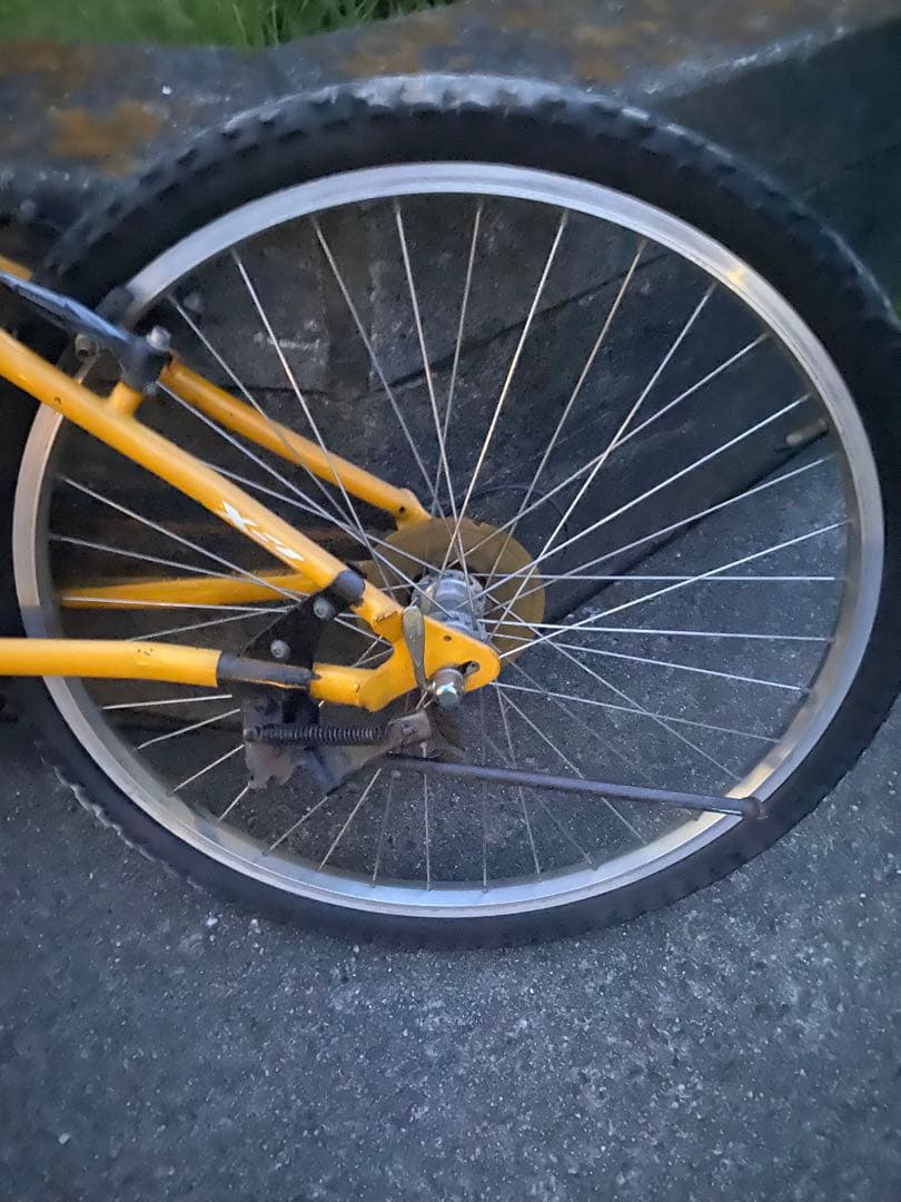 引き取り限定 BRIDGESTONE マウンテンバイク イエロー