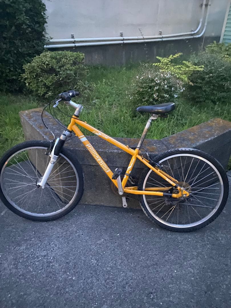 引き取り限定 BRIDGESTONE マウンテンバイク イエロー