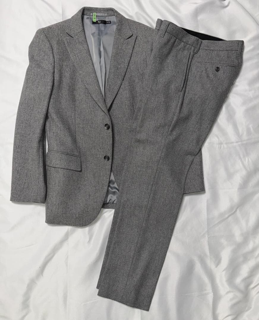 た*し様 ユニクロ　+J ウールフランネル　ジャケット　パンツ　セットアップ　グ
