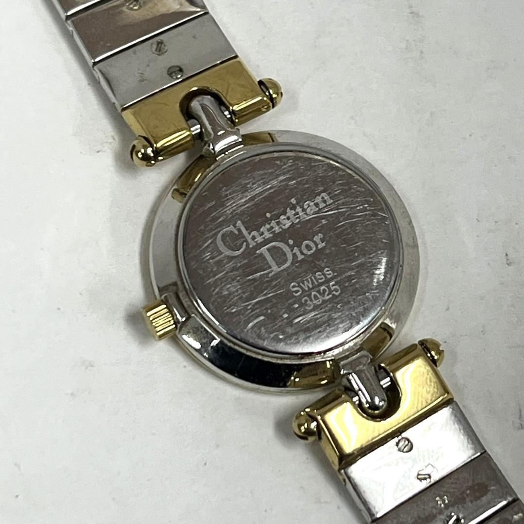 稼働 腕時計 Christian Dior ディオール 3025 クォーツ QZ