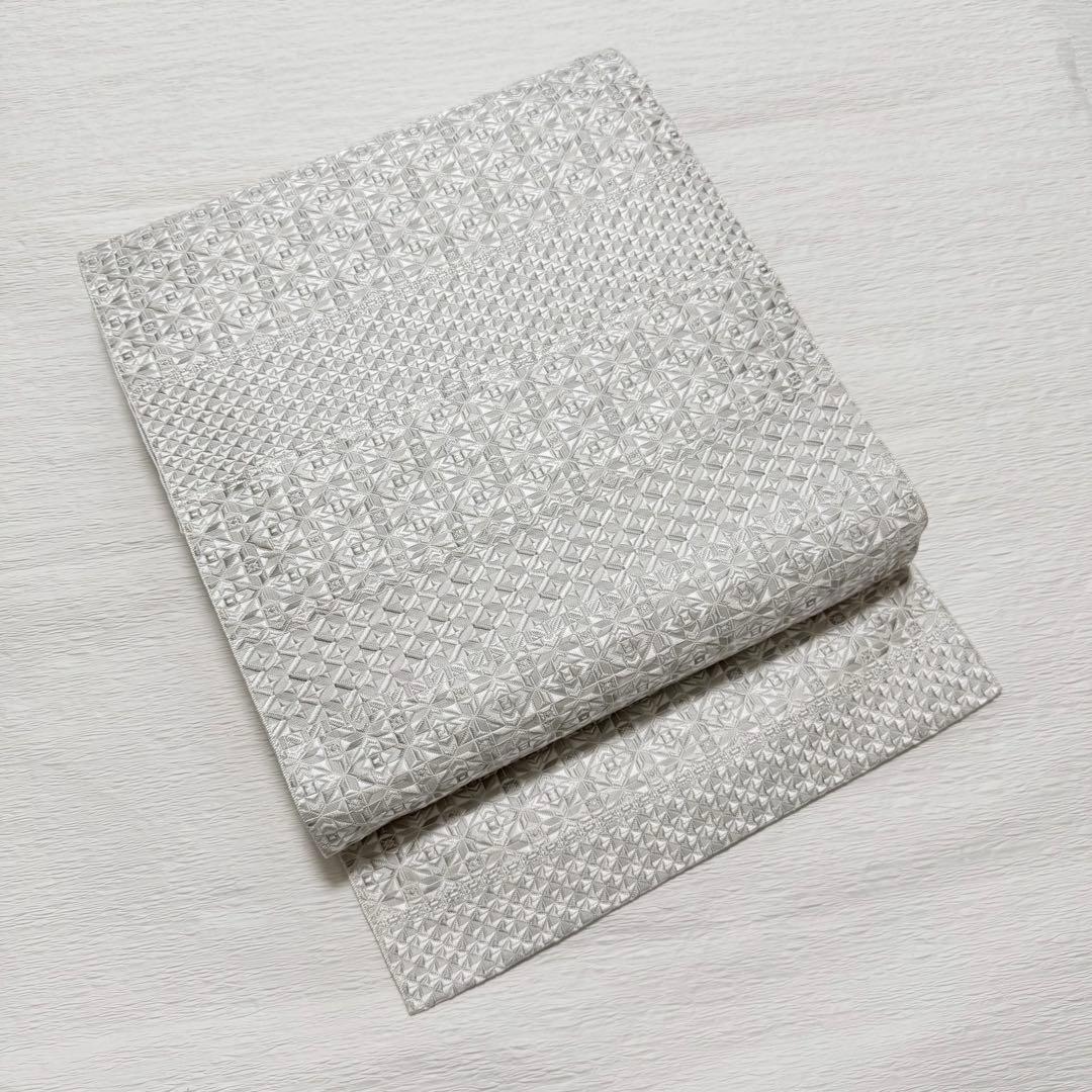 専用m-98 本場筑前博多織 大倉織物 誠之輔 琥珀織 正絹 名古屋帯