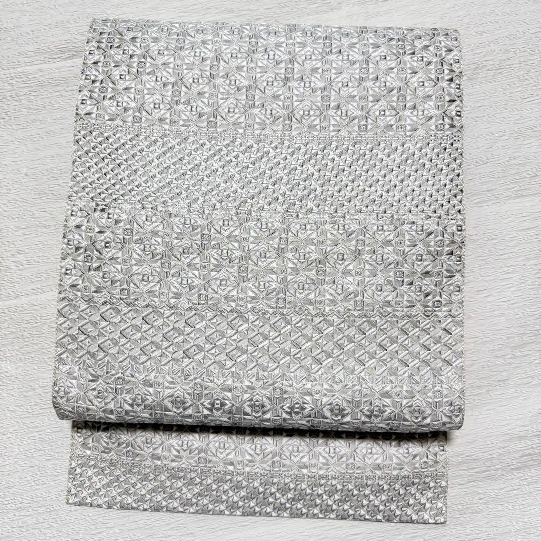 専用m-98 本場筑前博多織 大倉織物 誠之輔 琥珀織 正絹 名古屋帯