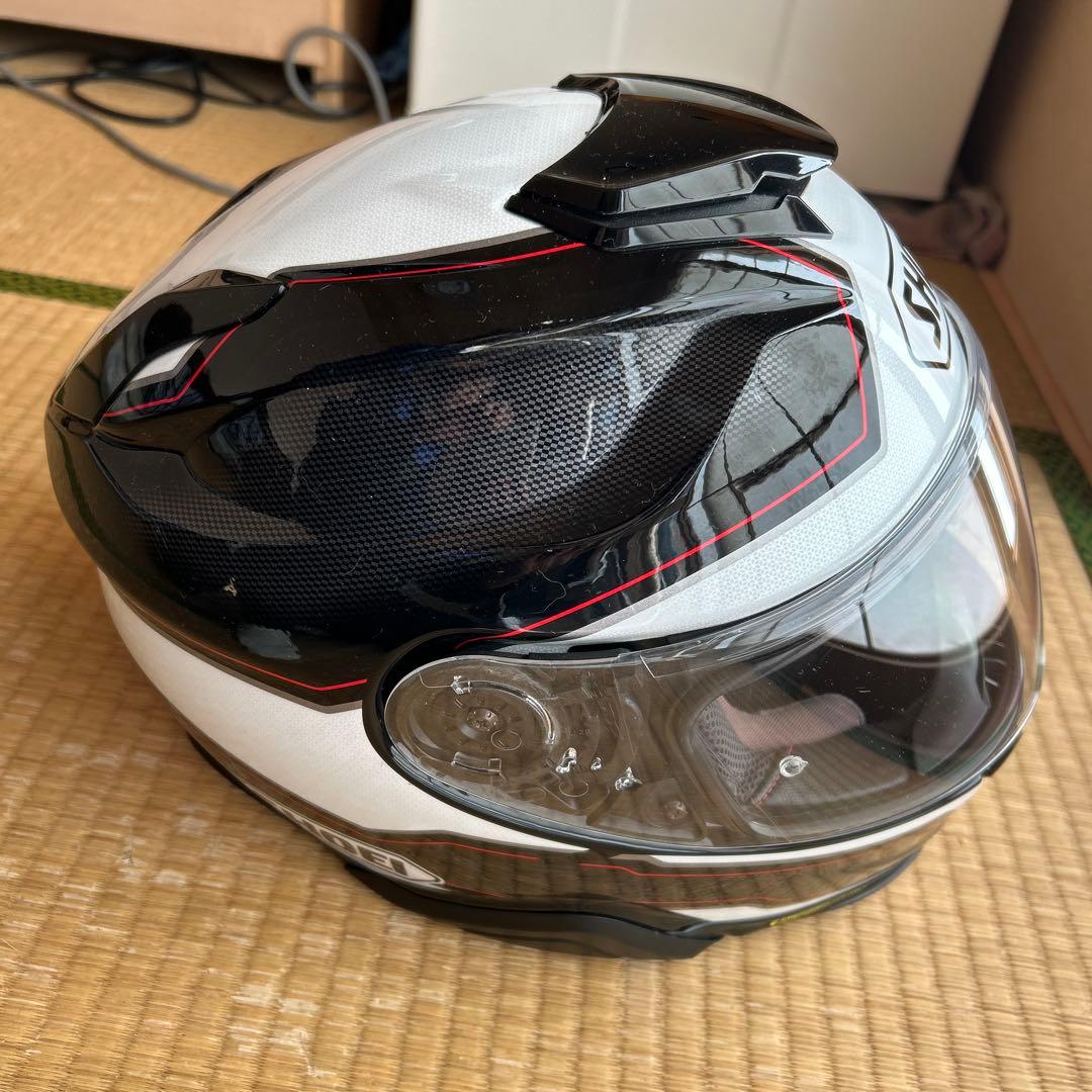 SHOEI フルフェイスヘルメット ホワイト・ブラック・レッド