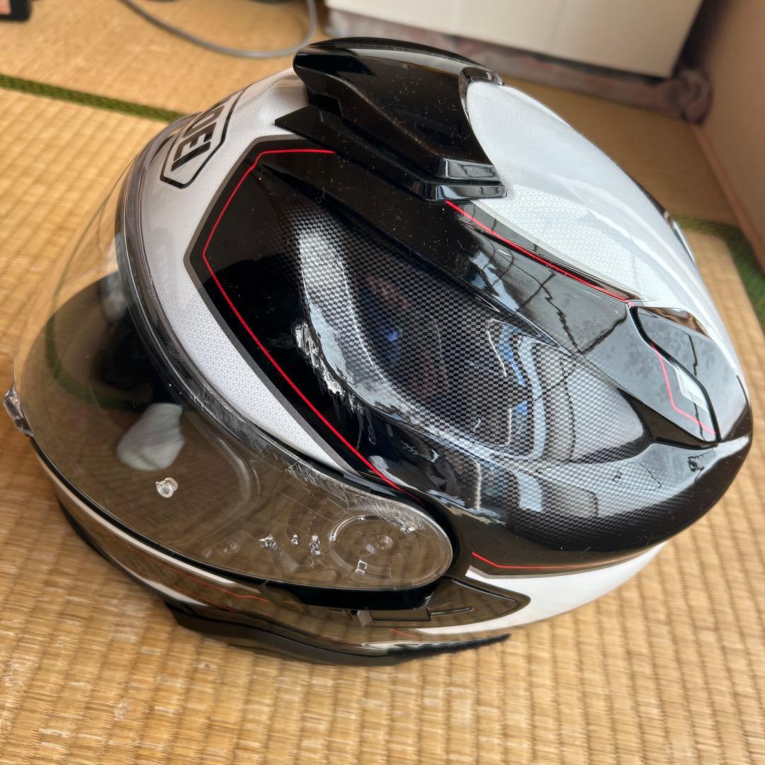 SHOEI フルフェイスヘルメット ホワイト・ブラック・レッド