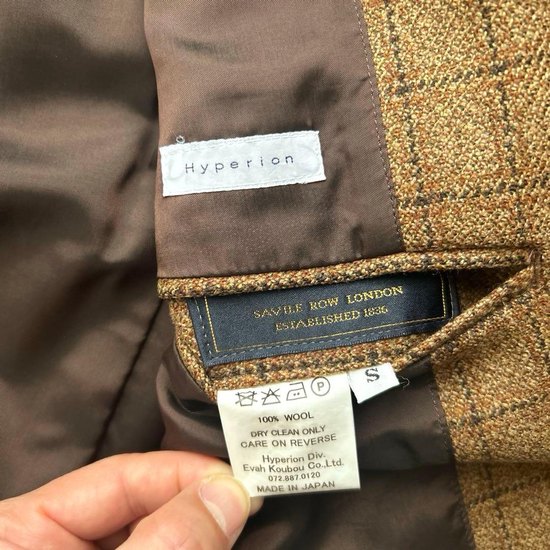 五*星様 Hyperion ハイペリオン ウィンドウペン 3B ウール　ジャケッ