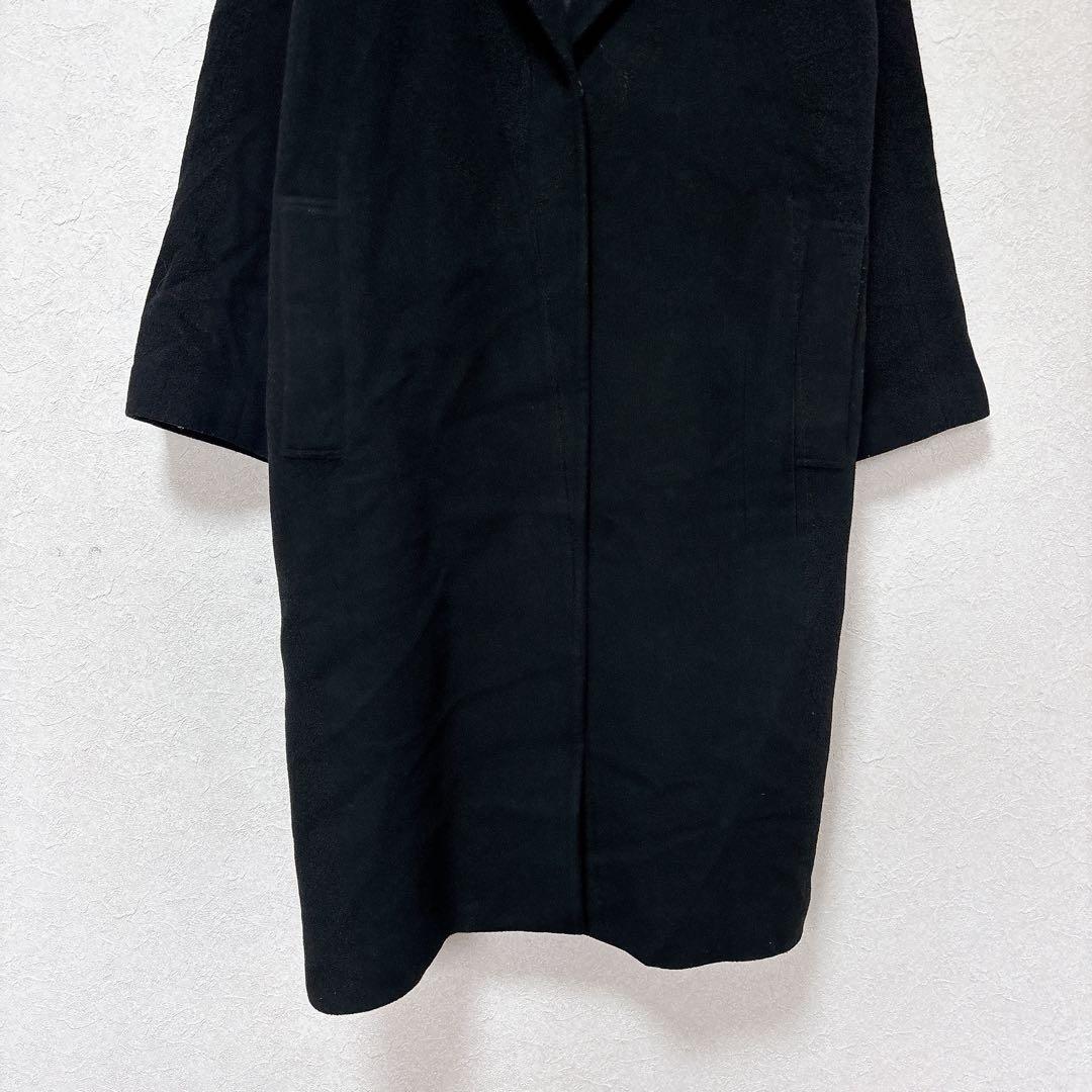 ジャーナルスタンダード ロングチェスターコートPONTETORTO 比翼 黒