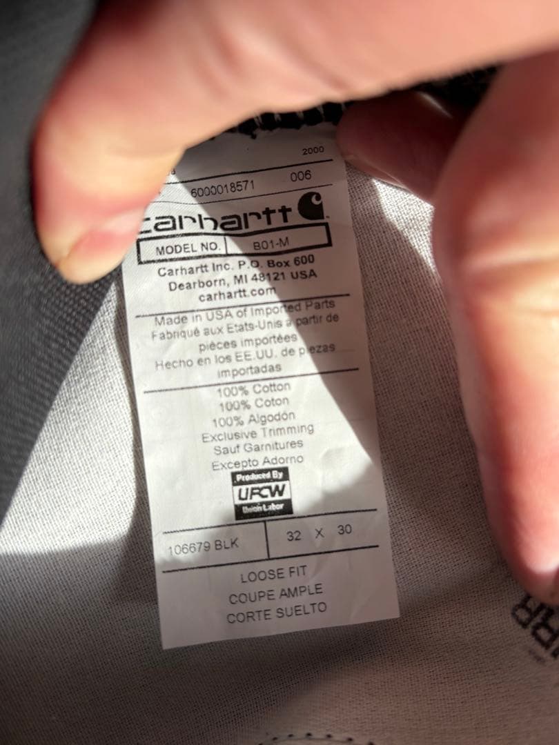専用 Carhartt ルーズフィット ダブルニー パンツ 32/30 WIP
