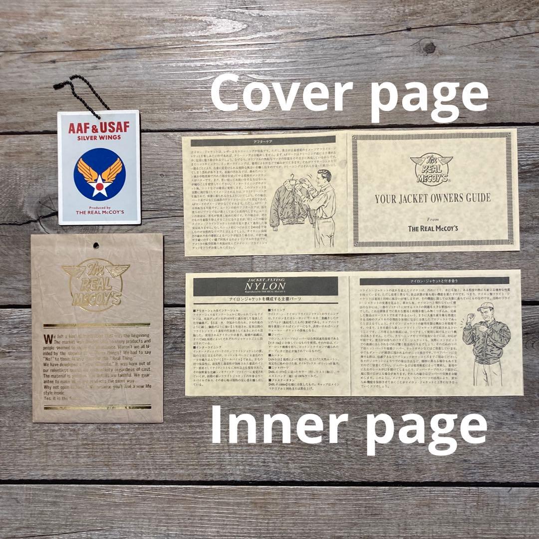96'未使用 旧THE REAL McCOYS L-2フライトJKT AFセージ