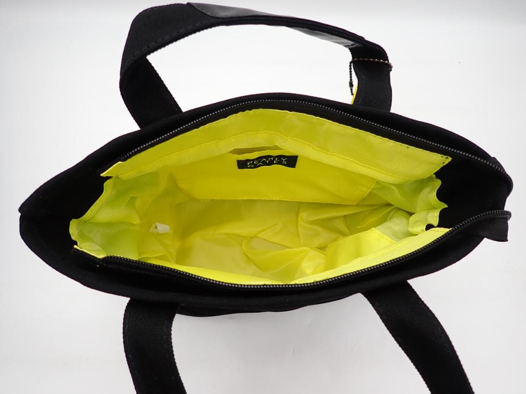 PG ハンドバッグ　ラウンドバッグ　黒　ゴルフバッグ　パーリーゲイツ