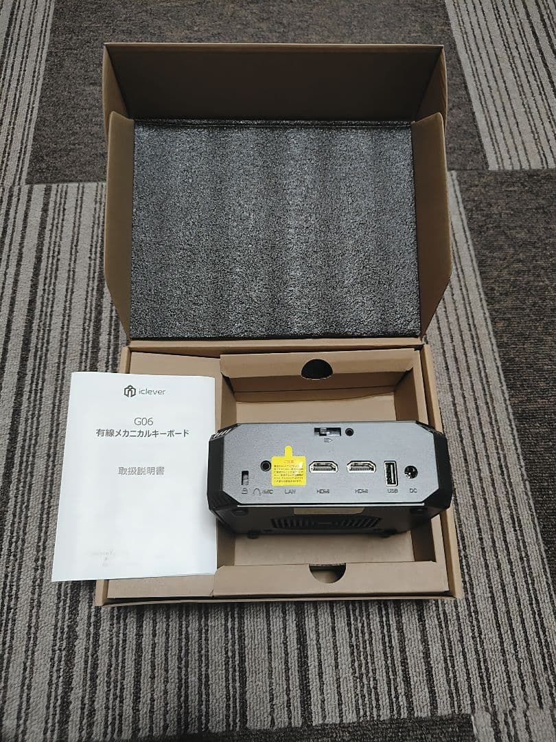 nipogi N100 ミニPC メモリ16GB SSD未装