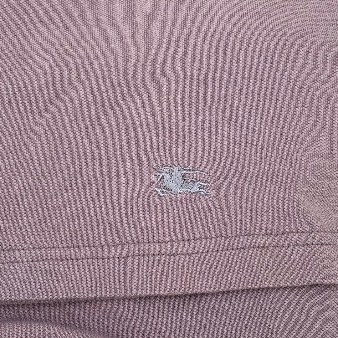 BURBERRYフリル付きポロシャツ Mサイズ ローズカラー♡
