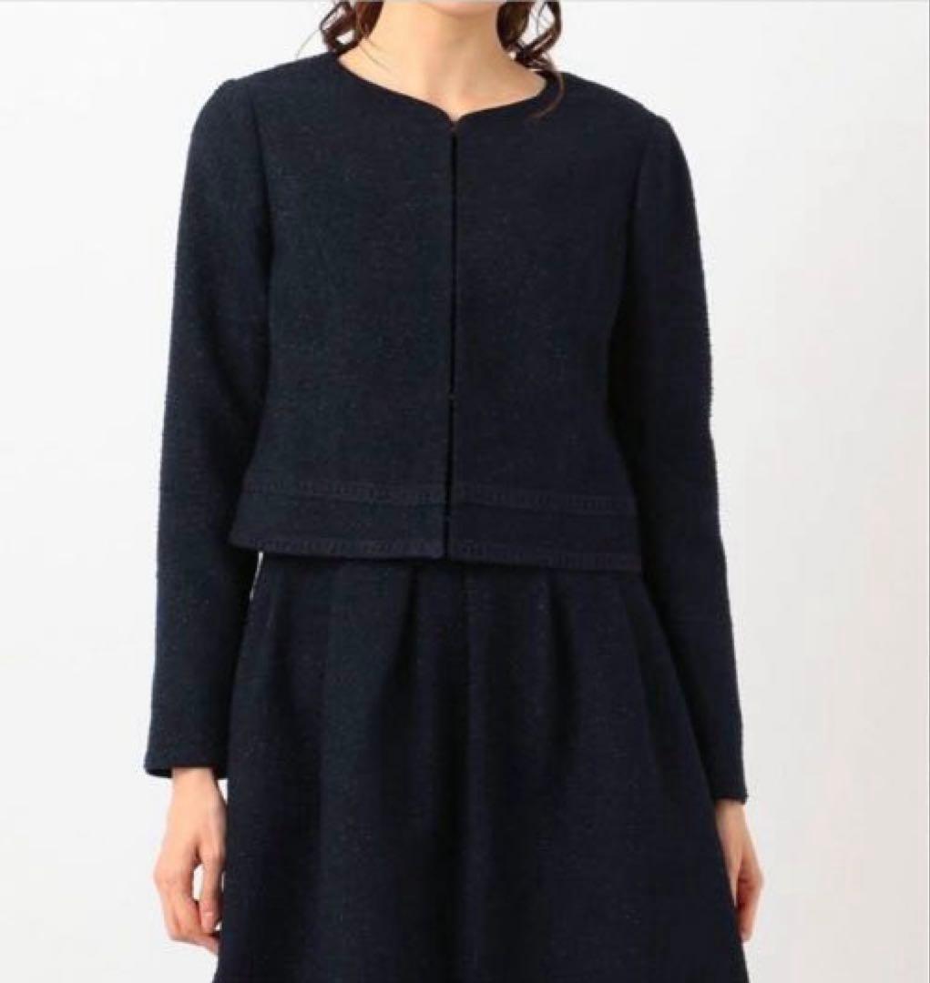 TOCCA CATHY ノーカラージャケット