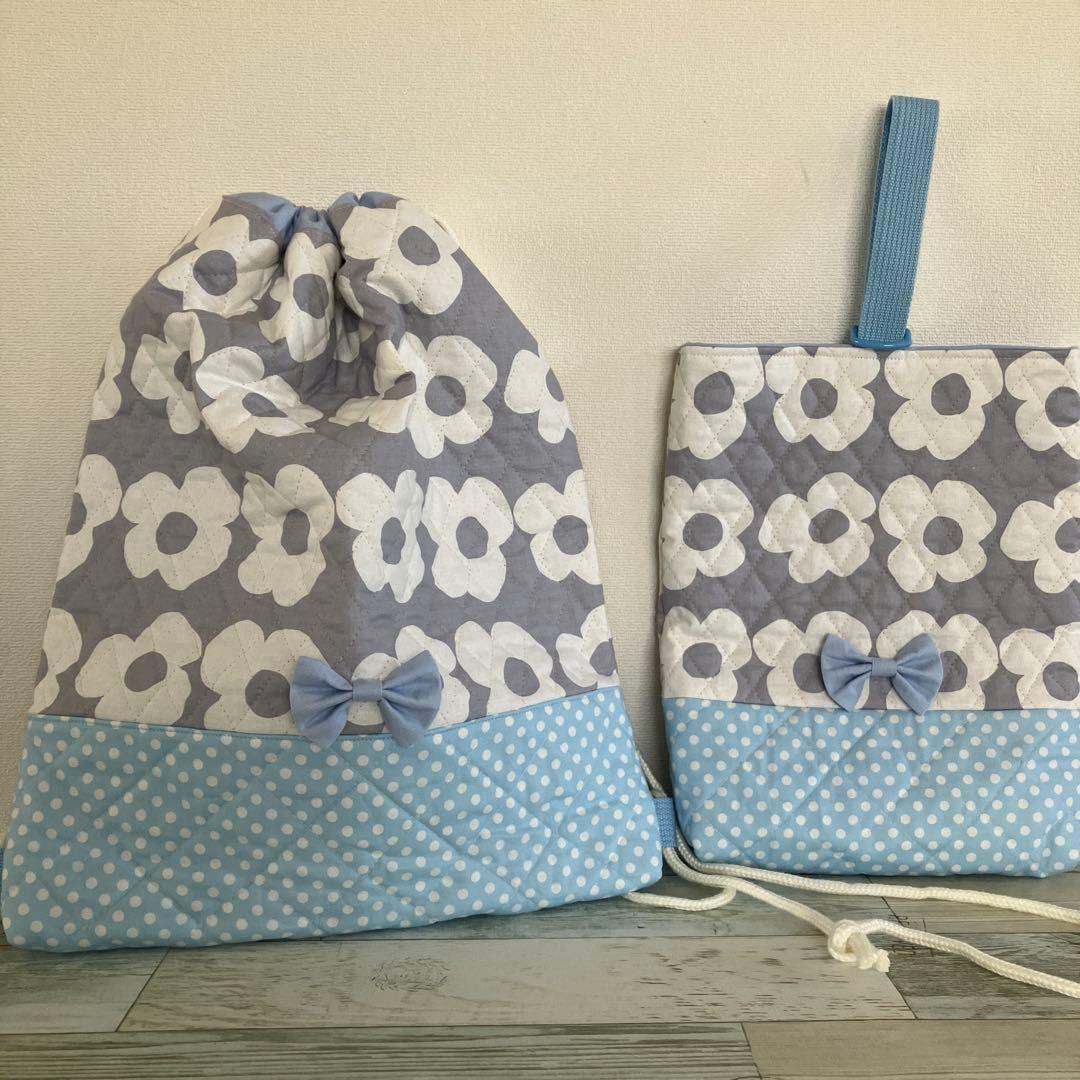 naaamiページ 図書袋ショルダーナップサックシューズバッグハンドメイド