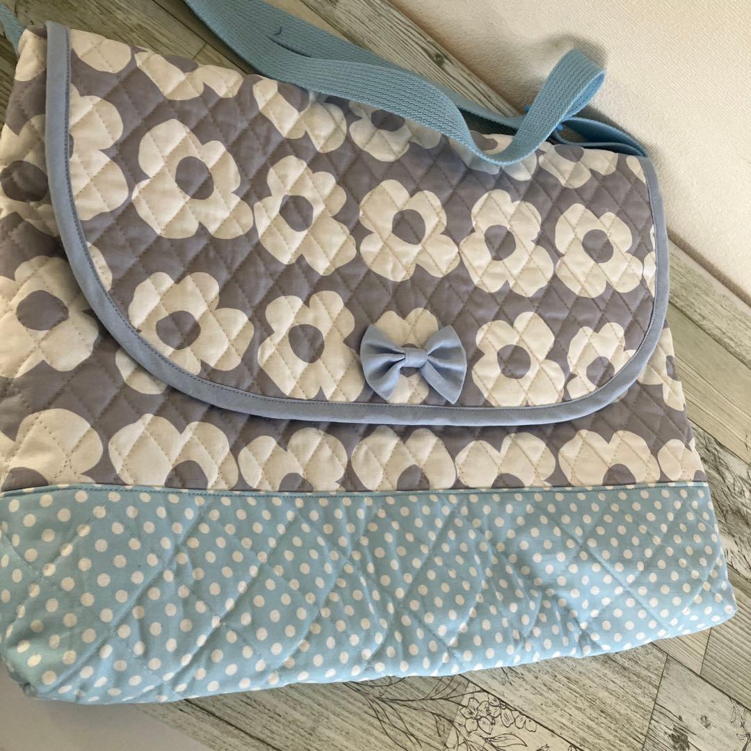 naaamiページ 図書袋ショルダーナップサックシューズバッグハンドメイド