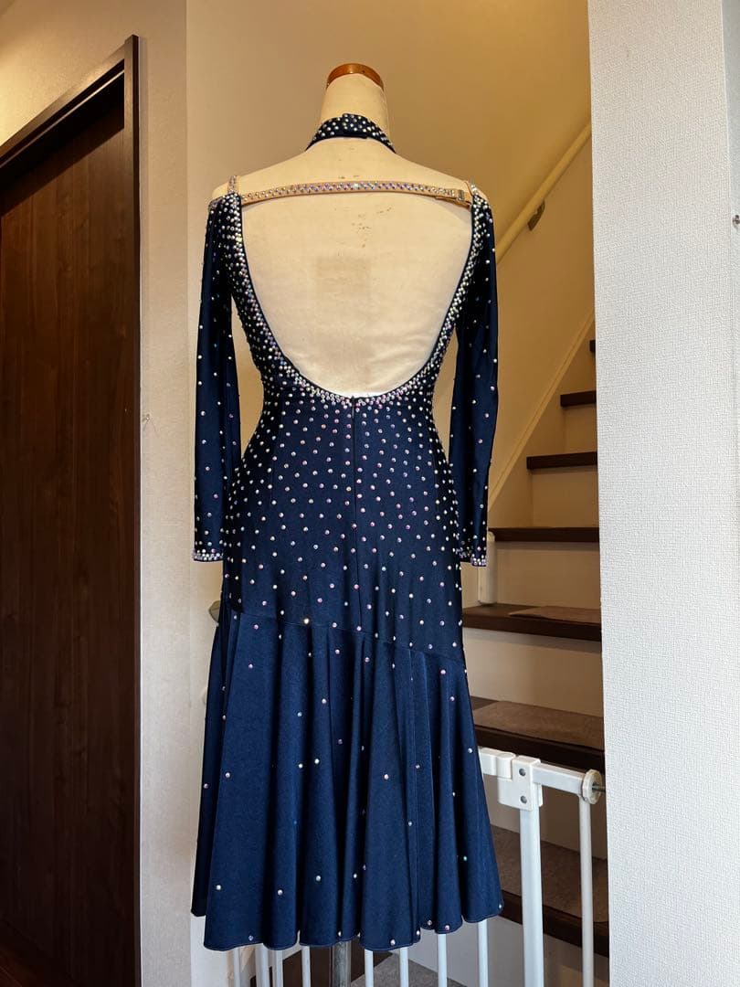 社交ダンス　ラテン用ワンピースドレス