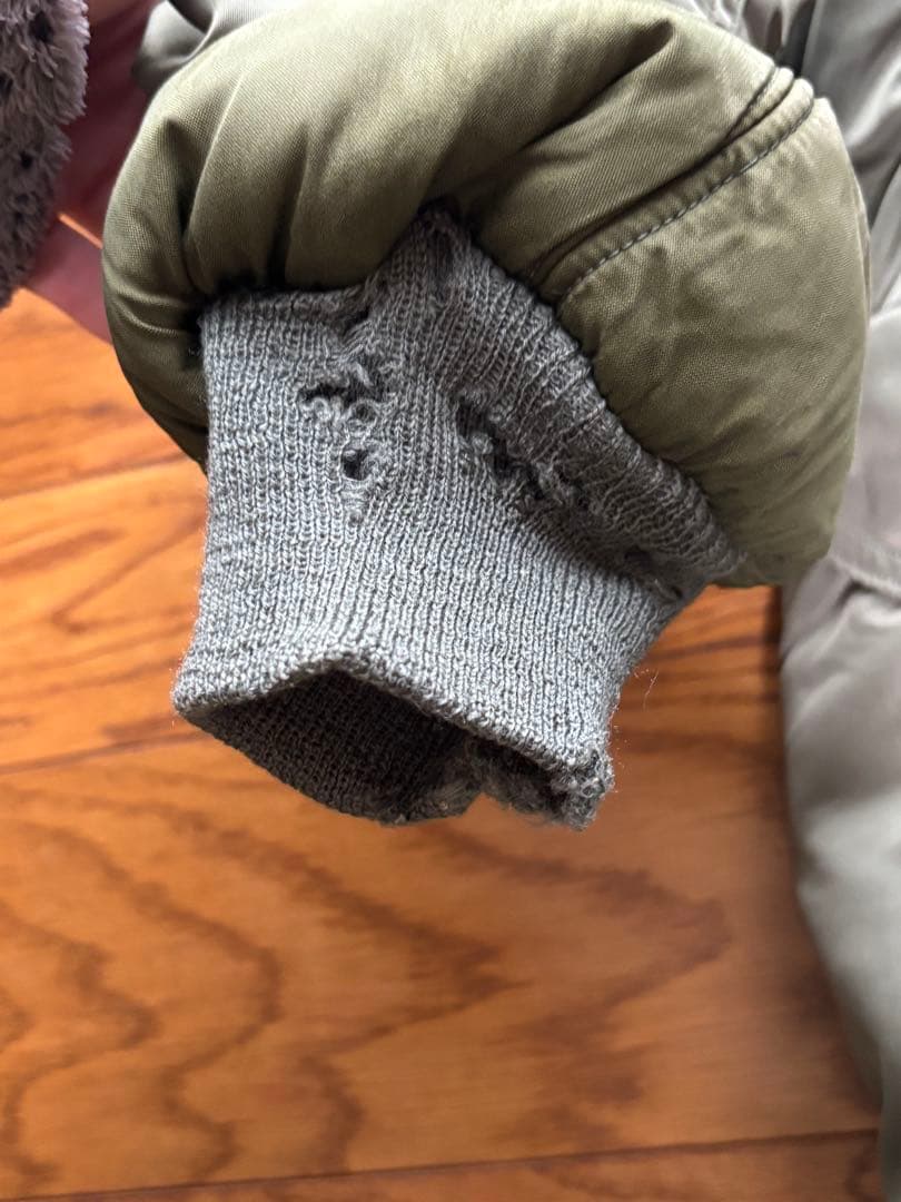 【希少】60's CONMARジップ N-3B フライトジャケット ファー