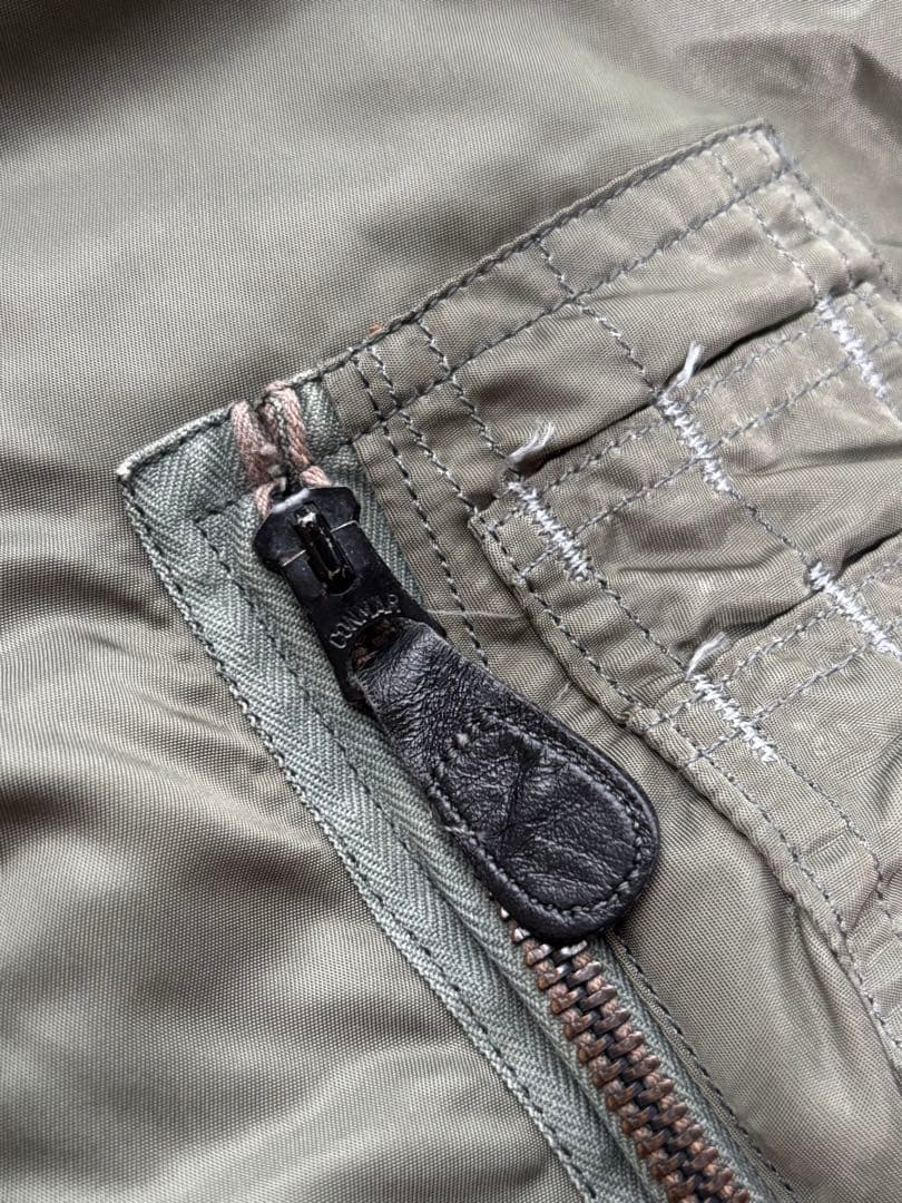 【希少】60's CONMARジップ N-3B フライトジャケット ファー