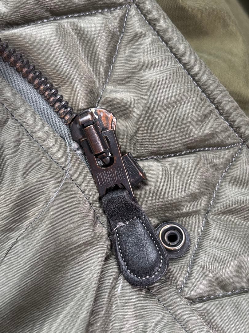 【希少】60's CONMARジップ N-3B フライトジャケット ファー