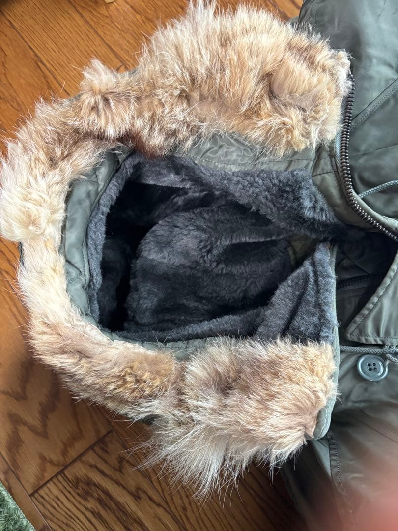 【希少】60's CONMARジップ N-3B フライトジャケット ファー