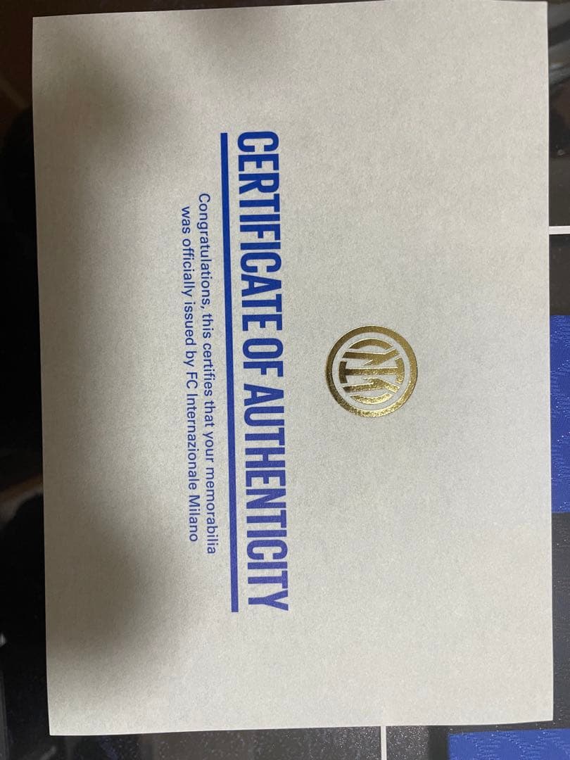 ルカク インテル　直筆サイン ユニフォーム 22-23 チャンピオンズリーグ決勝