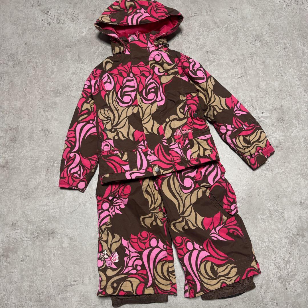BURTON バートン　キッズ　スノーウエア　スノボウェア　上下セット　110