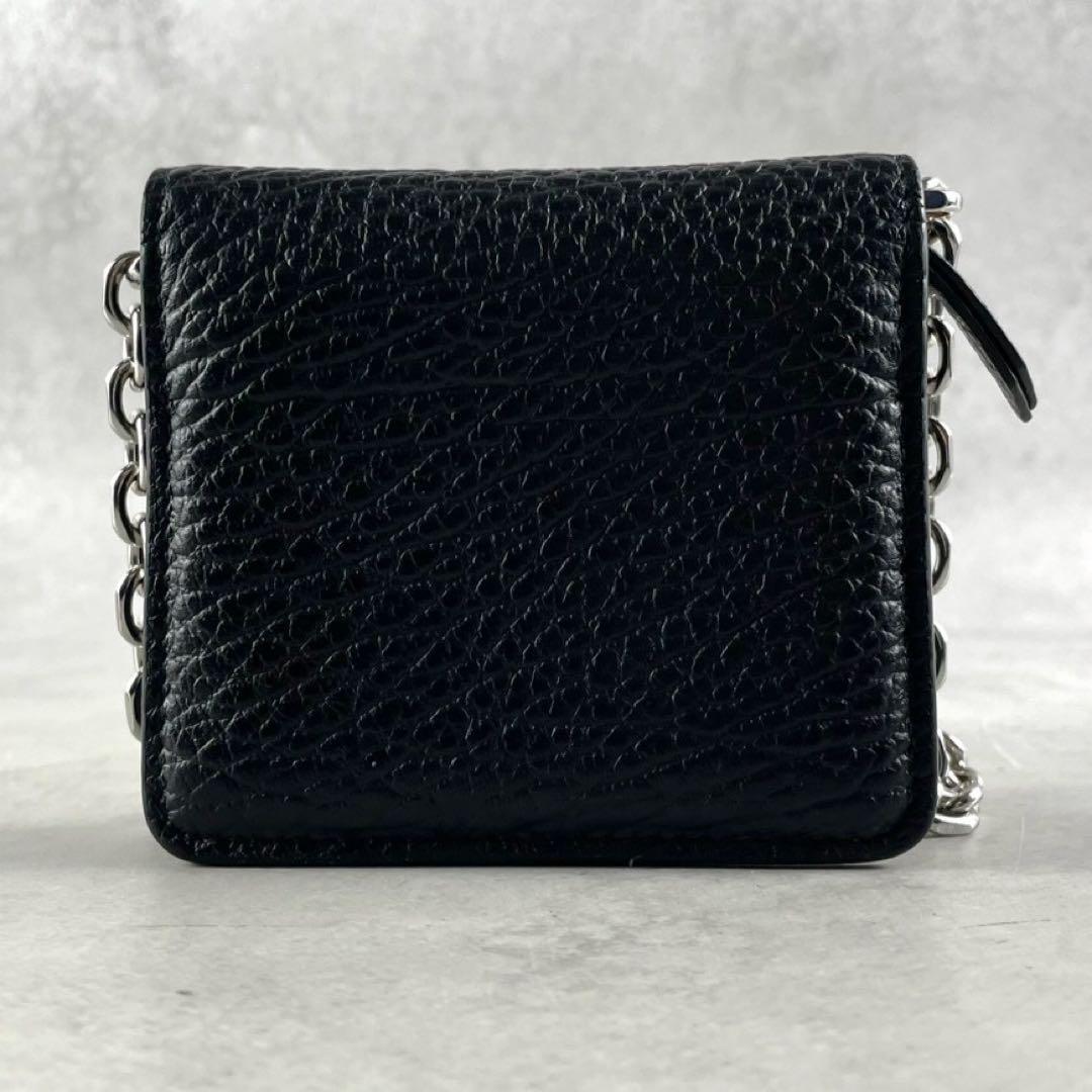 【極美品】マルジェラ チェーンウォレット 4ステッチ ブラック