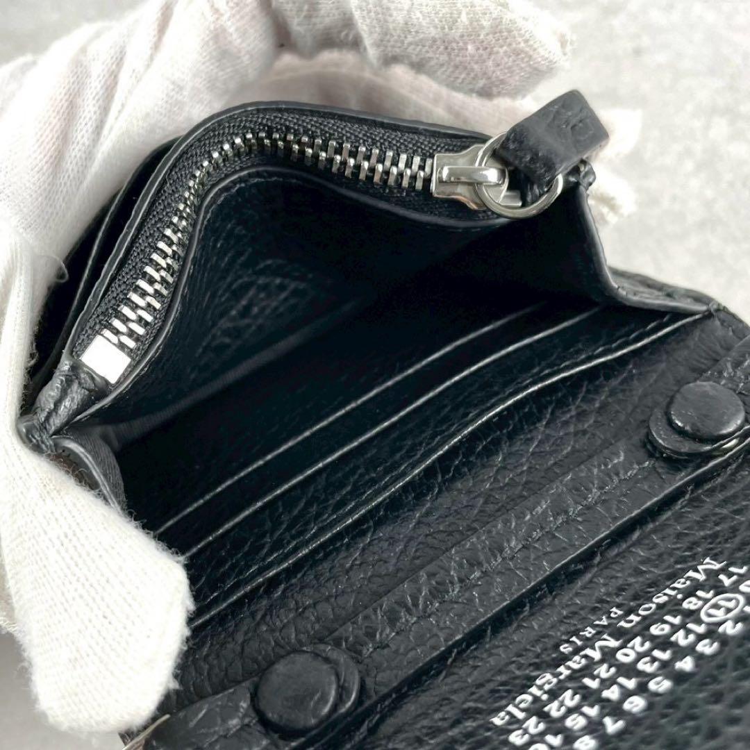 【極美品】マルジェラ チェーンウォレット 4ステッチ ブラック