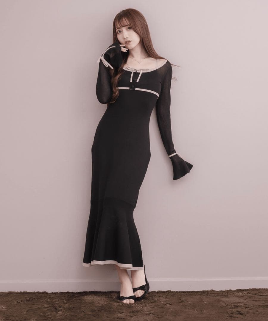 dolceliche マイクロトップスセットニットワンピース