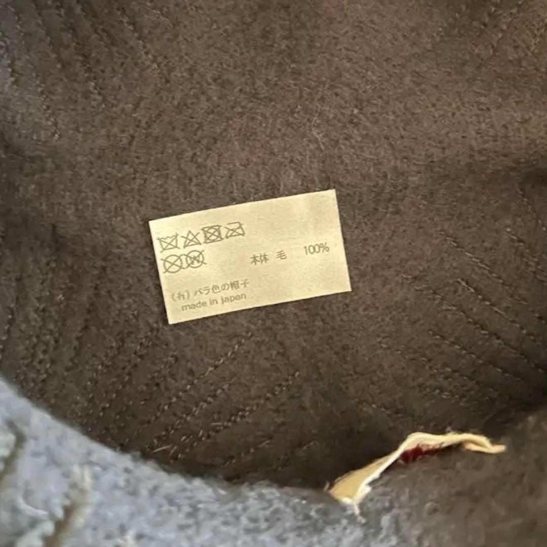 お*ん様 CA4LA バラ色の帽子 キャトルフルールベレー　花　刺繍