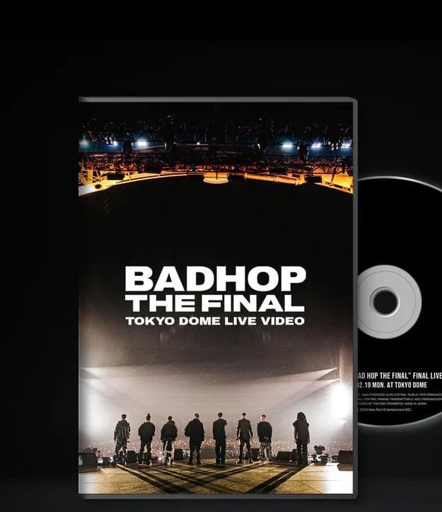 ミュージック BADHOP THE FINAL TOKYO DOME LIVE VIDEO