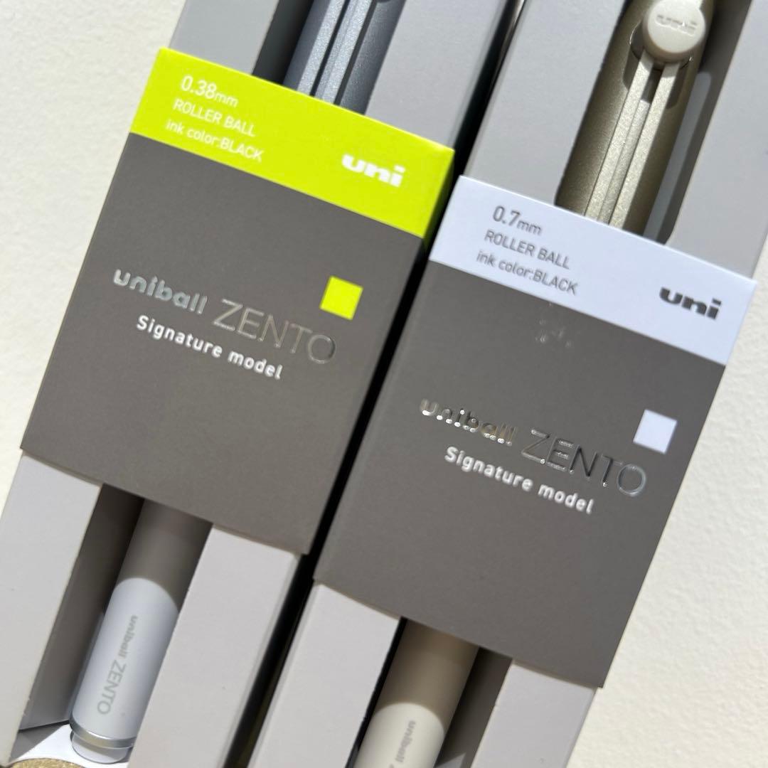 ユニボールゼント uniballZENTO シグニチャーモデル 0.38 0.7