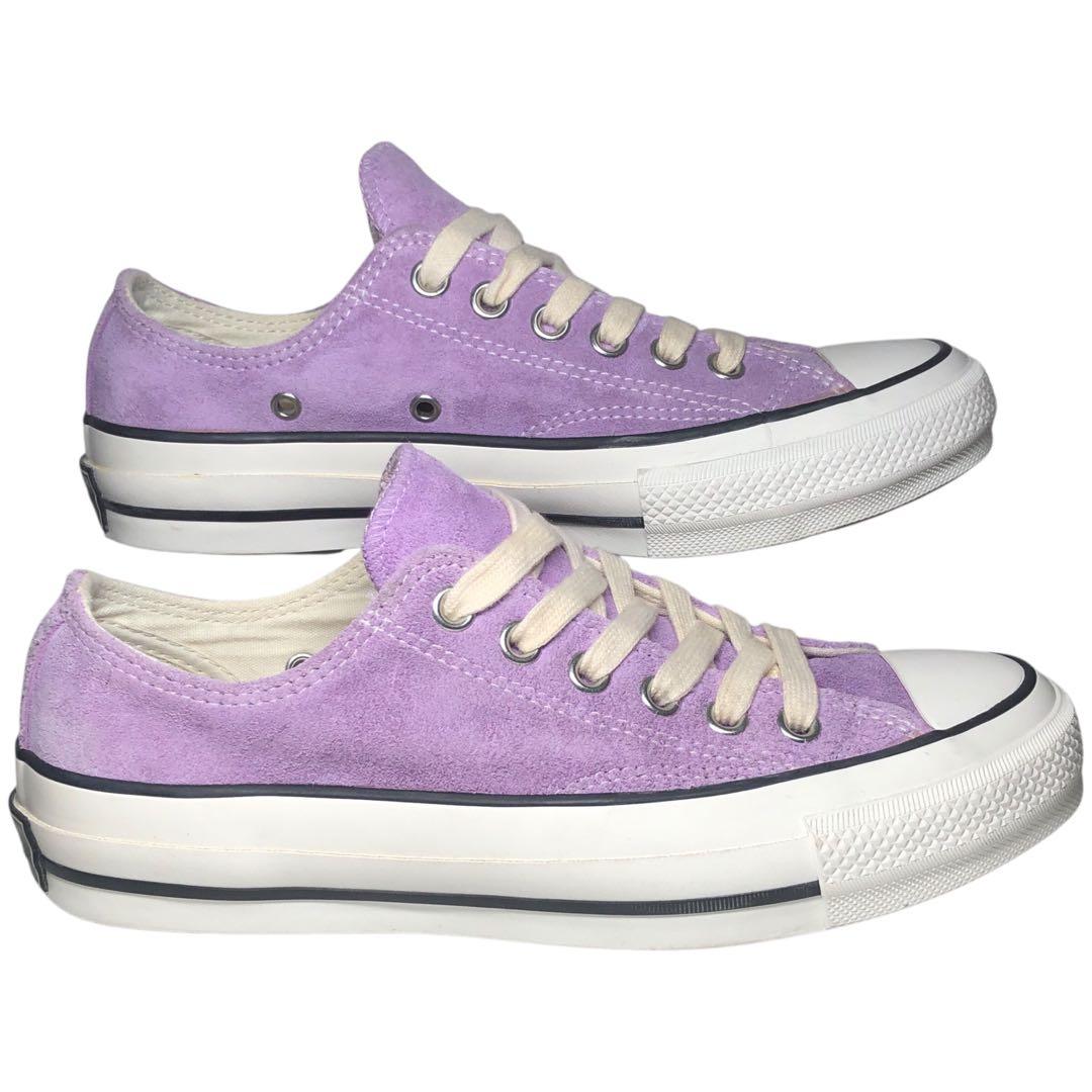 極美品 コンバース アディクト 三ツ星 復刻 チャックテイラー OX スエード