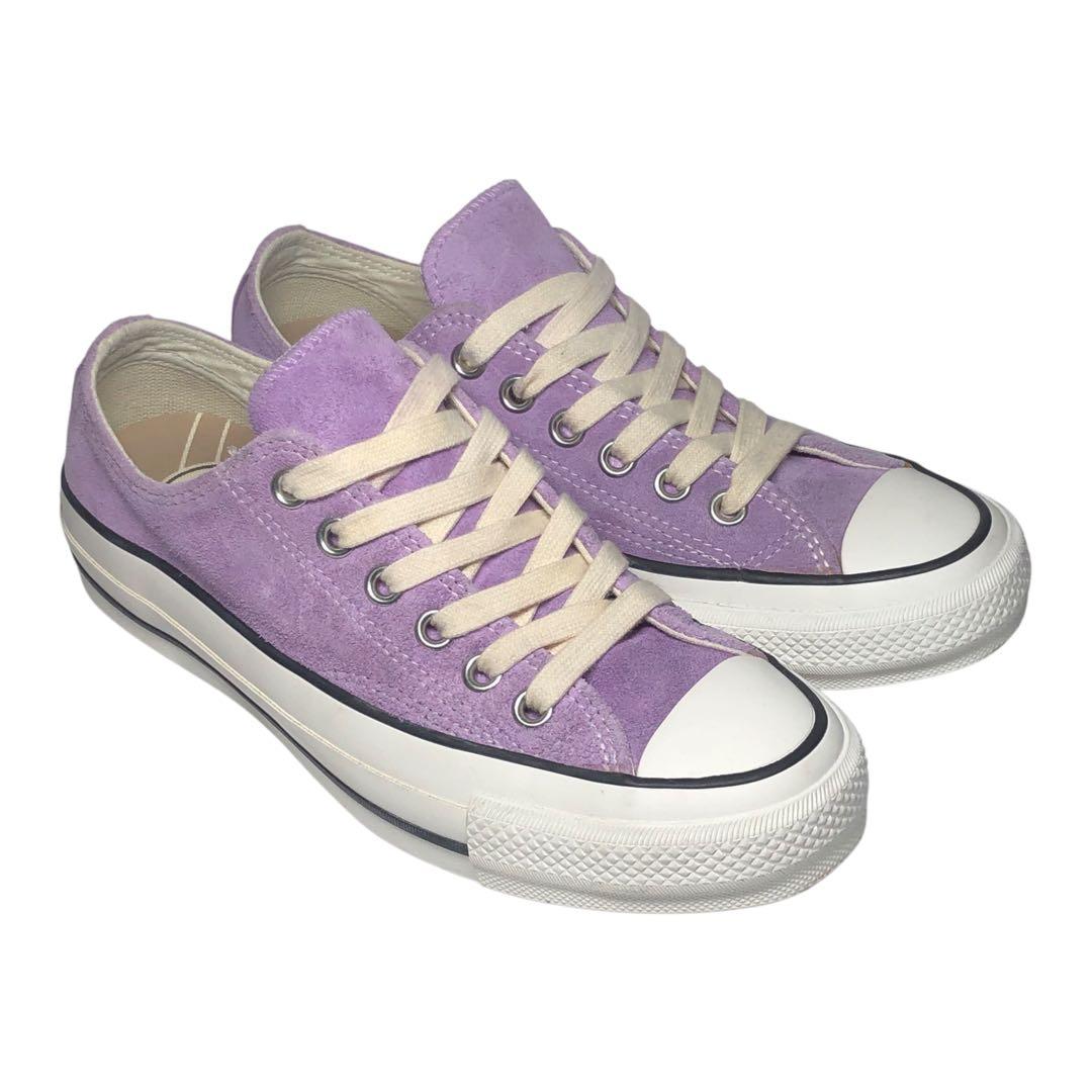 極美品 コンバース アディクト 三ツ星 復刻 チャックテイラー OX スエード