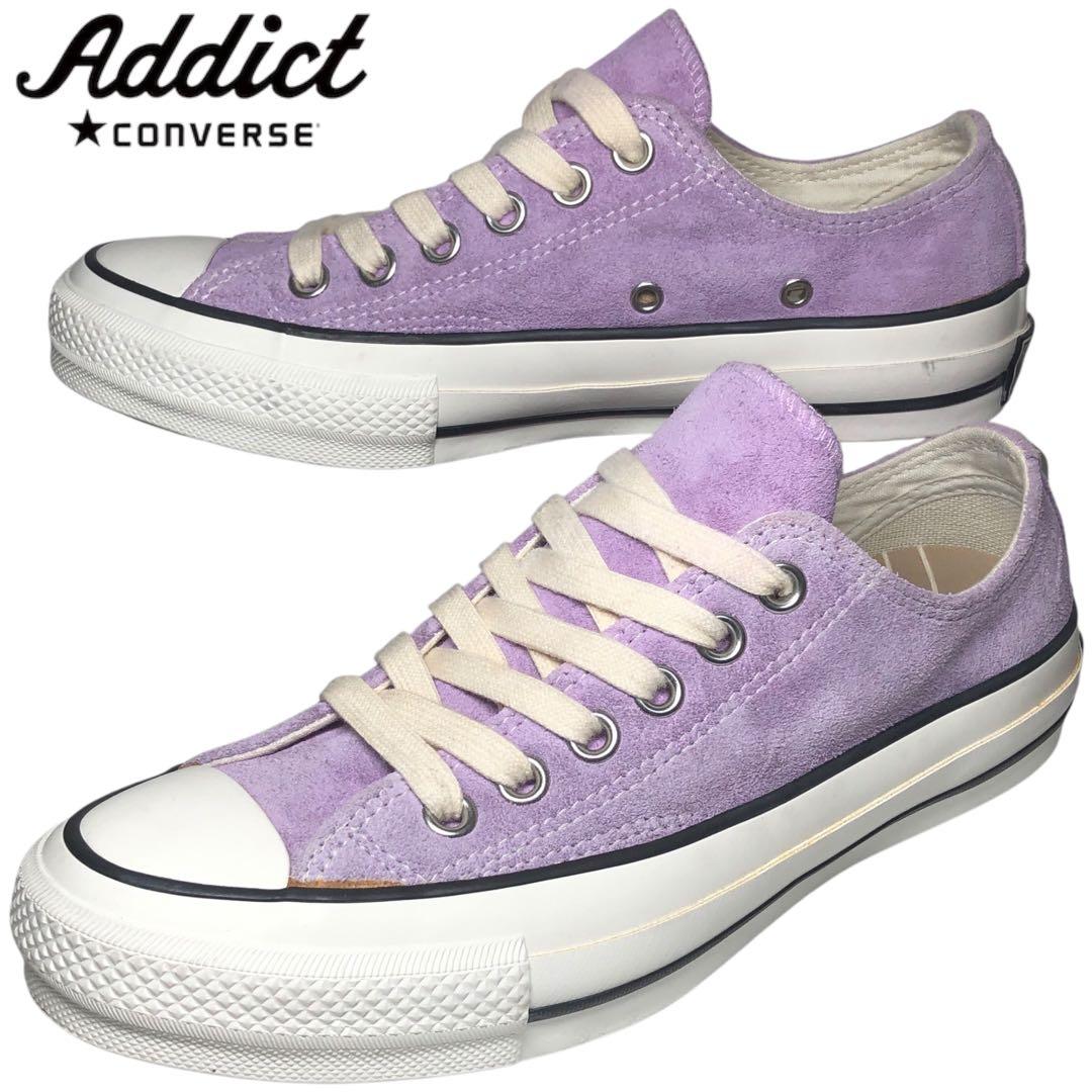 極美品 コンバース アディクト 三ツ星 復刻 チャックテイラー OX スエード