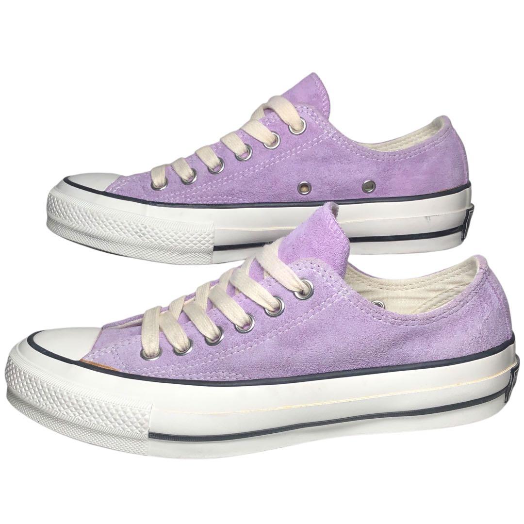 極美品 コンバース アディクト 三ツ星 復刻 チャックテイラー OX スエード