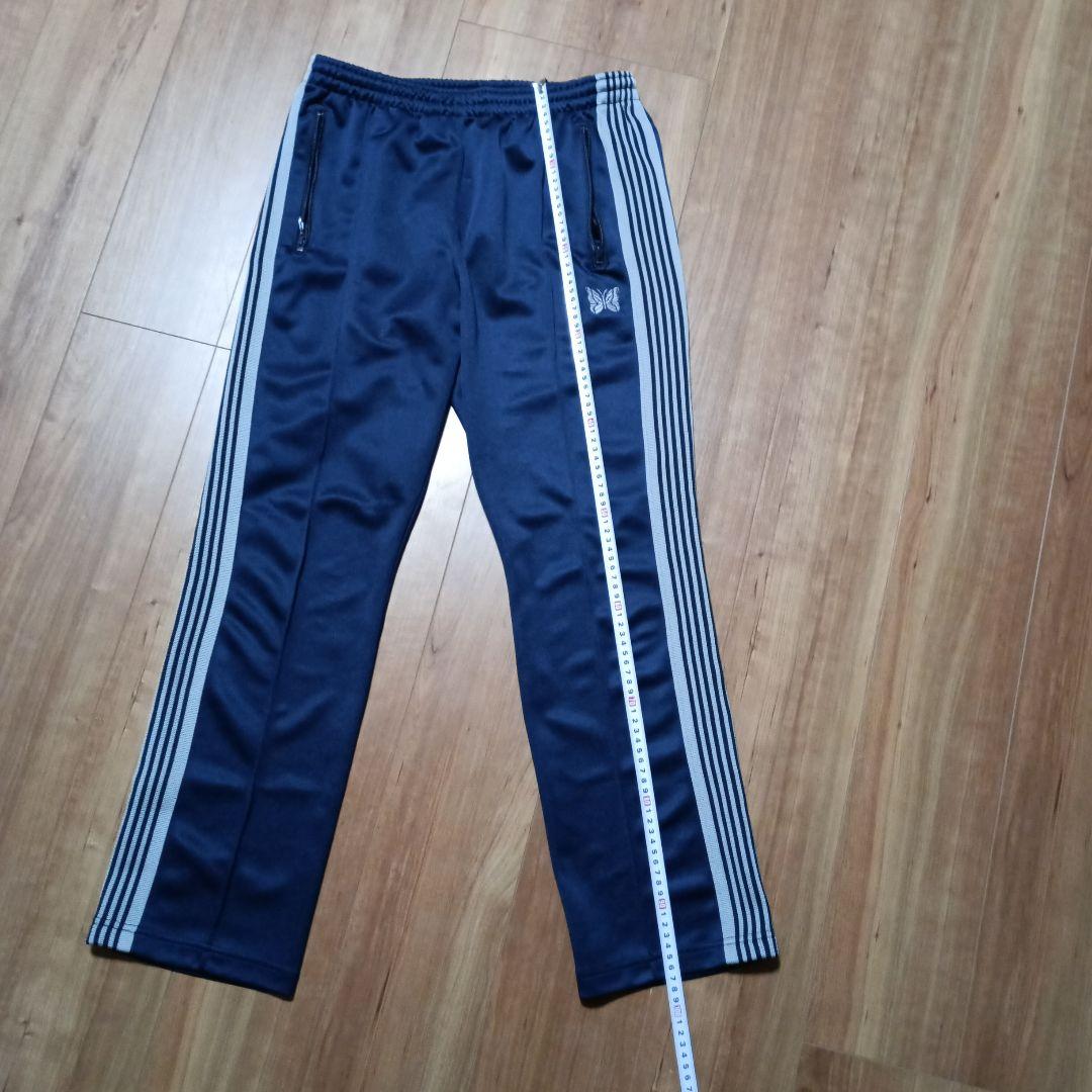 ニードルス　ジーンズファクトリー別注　ナロートラックパンツ　ネイビー