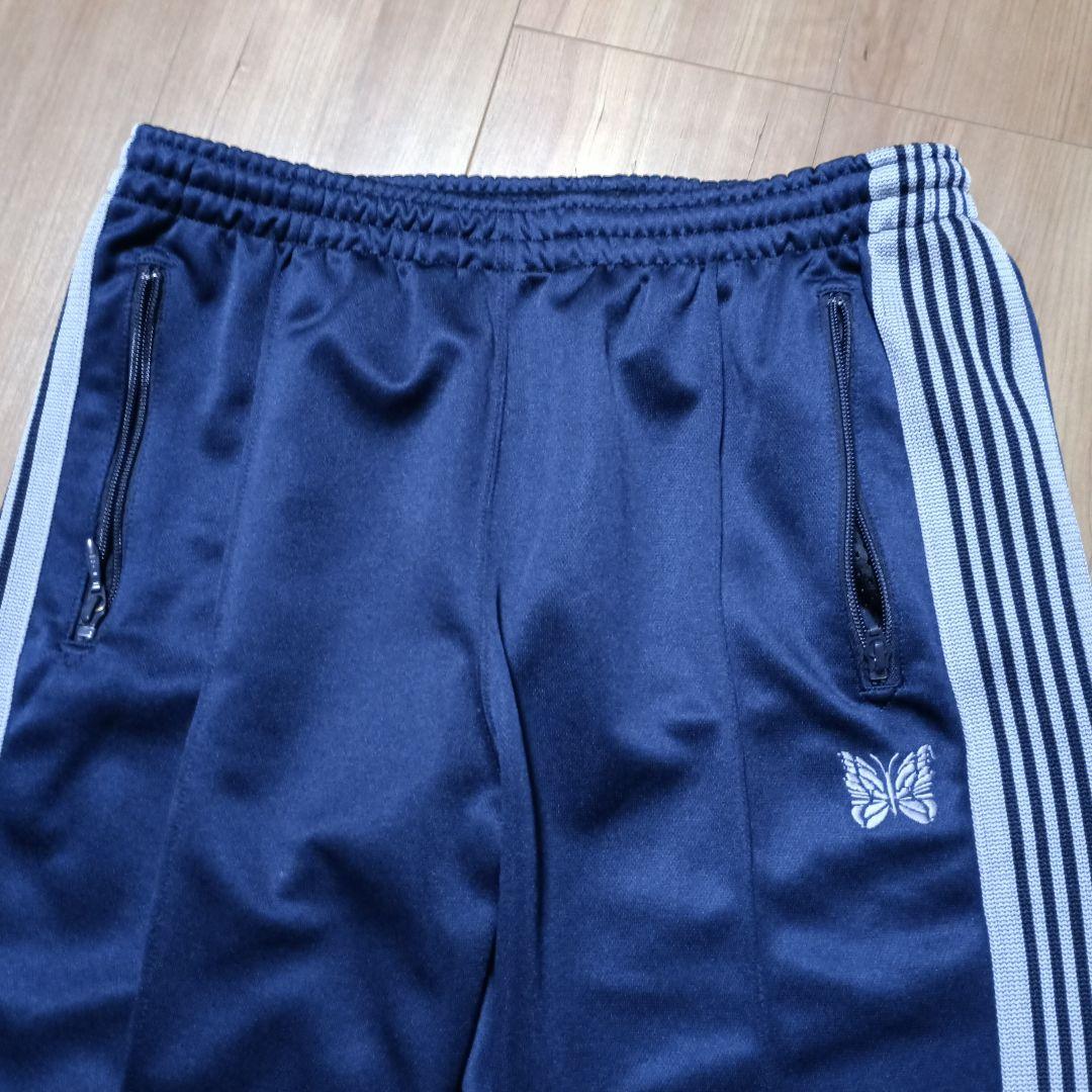 ニードルス　ジーンズファクトリー別注　ナロートラックパンツ　ネイビー