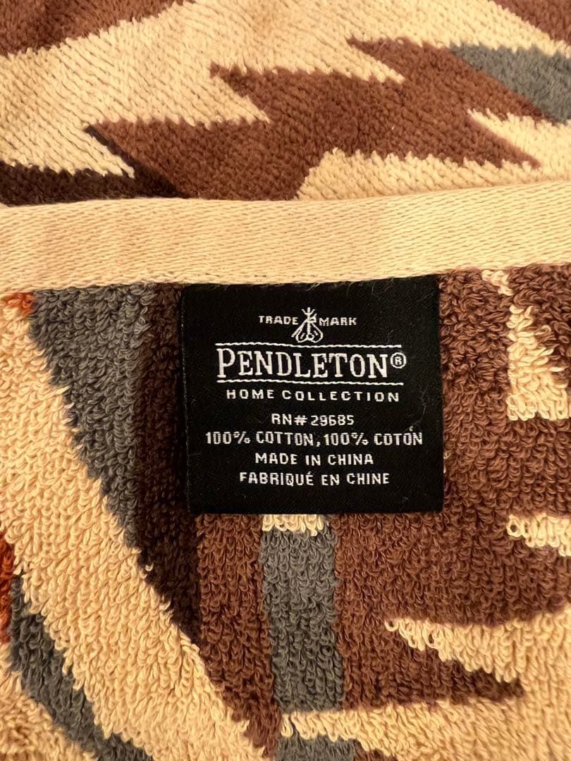 ペンドルトン　ジャガードバスタオルオーバーサイズ