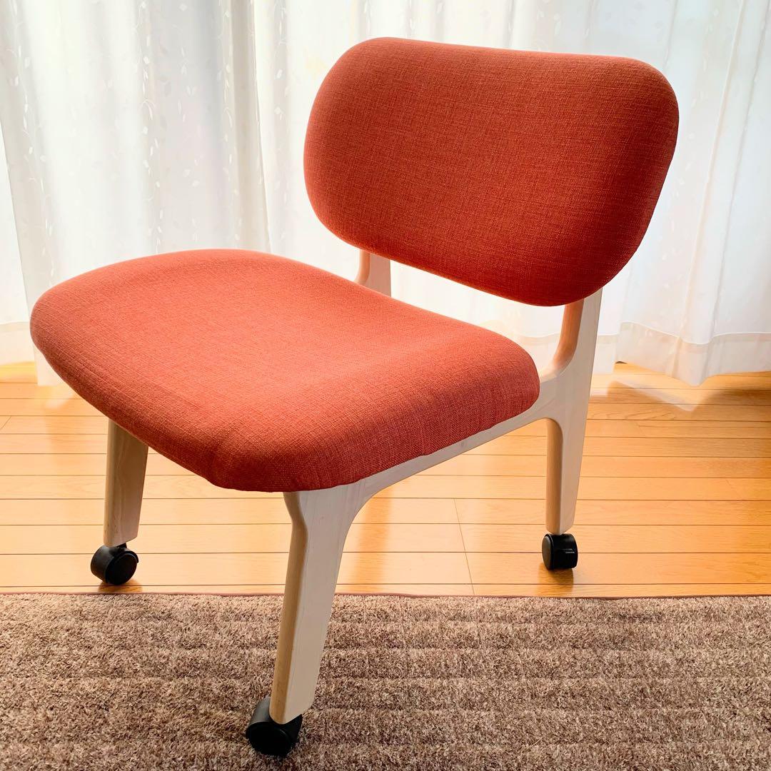 期間限定値下げ　リビングダイニングチェア　リラックスワイド　キャスター付き