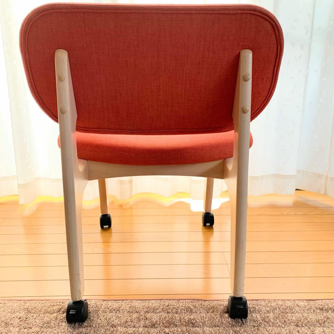 期間限定値下げ　リビングダイニングチェア　リラックスワイド　キャスター付き