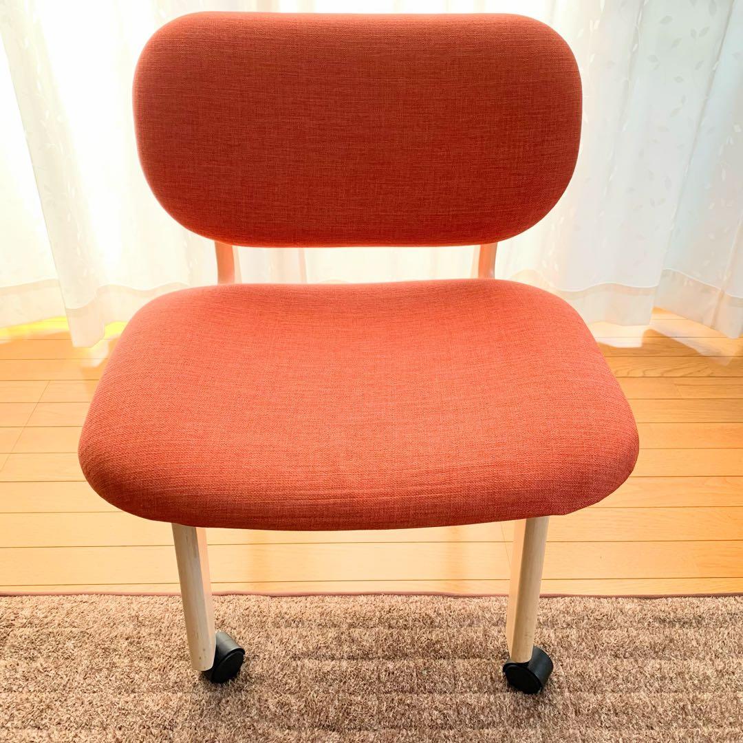 期間限定値下げ　リビングダイニングチェア　リラックスワイド　キャスター付き