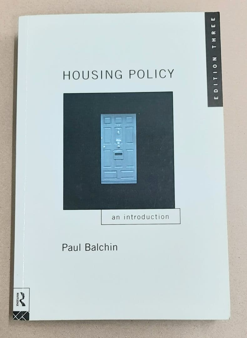 洋書 Housing Policy: An Introduction