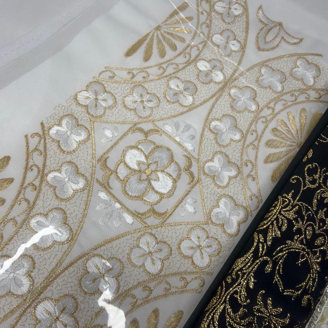 新品　2026年新作モデル　帯締め　帯揚げ　半襟　重ね襟　セット　黒