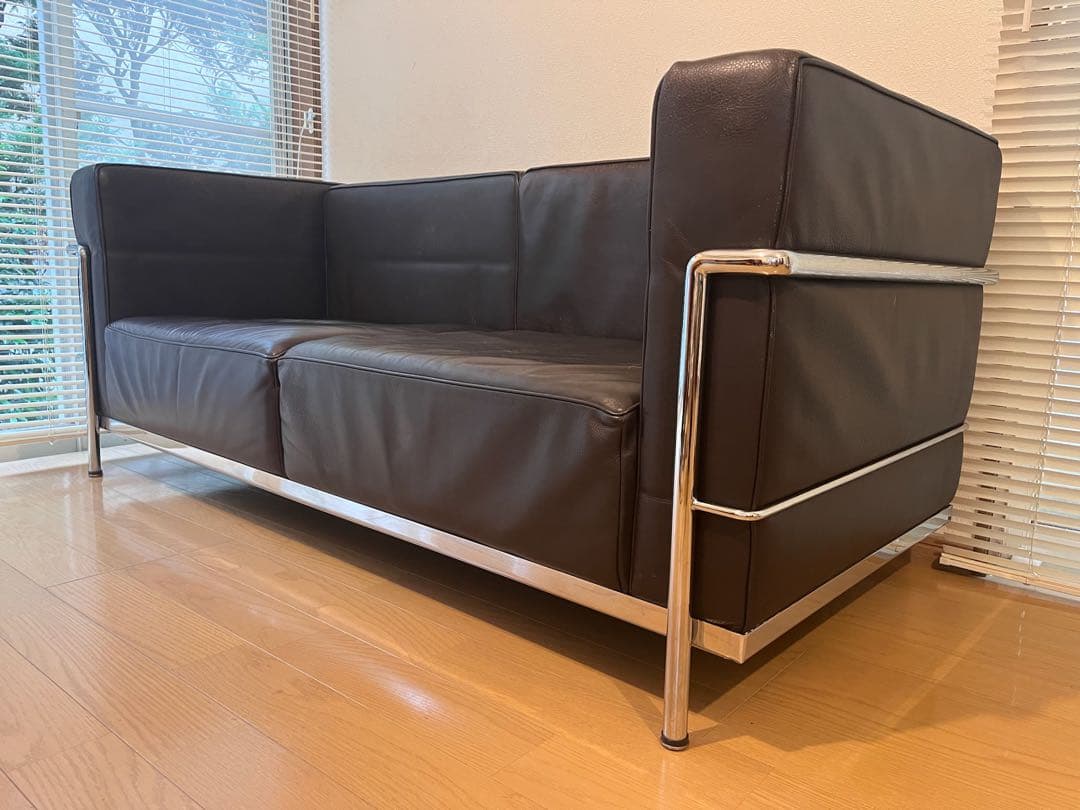ルコルビュジエ 2P 2人掛け ソファ LC3 リプロダクト本革
