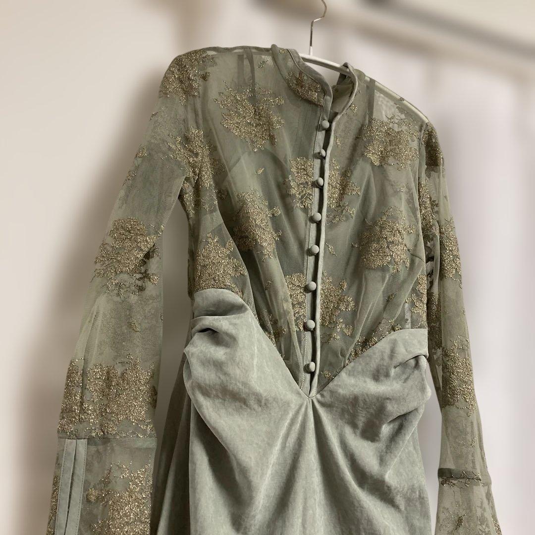 Ameri アメリヴィンテージ FLOWER LACE DRESS