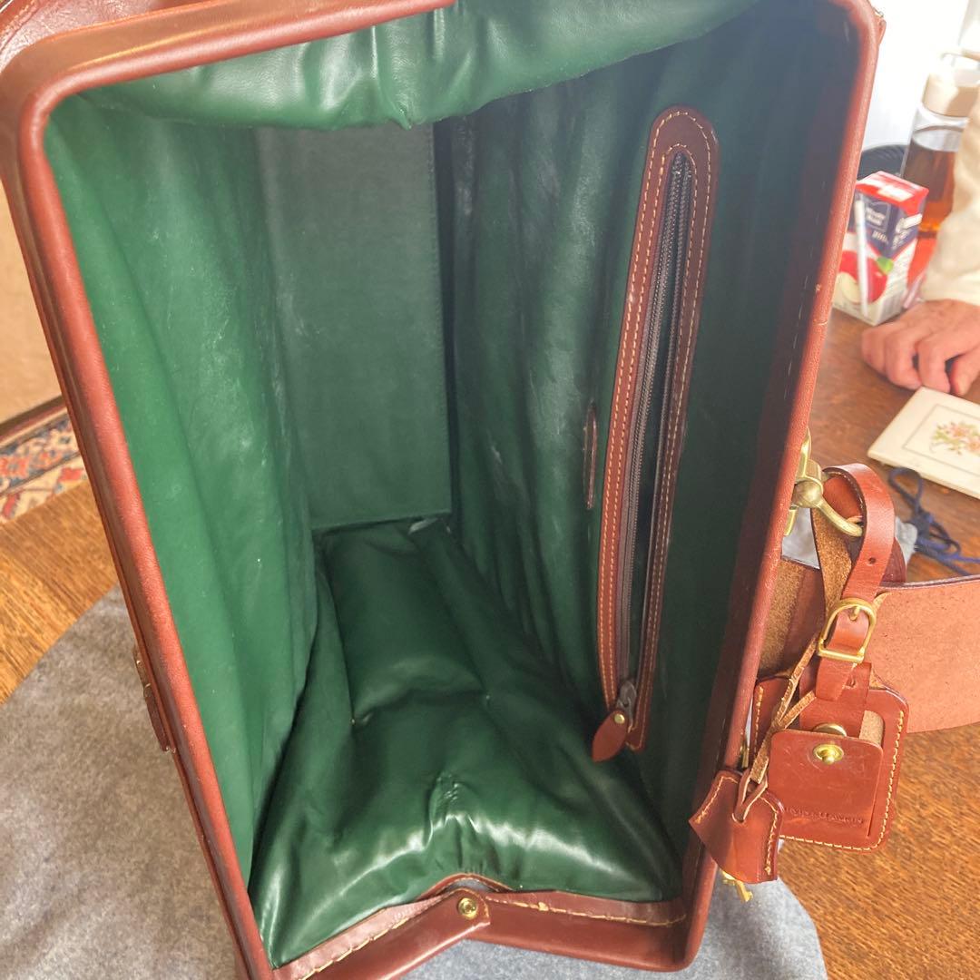 GIEVES & HAWKES ブラウンレザー ブリーフケース　GLAY布袋付き