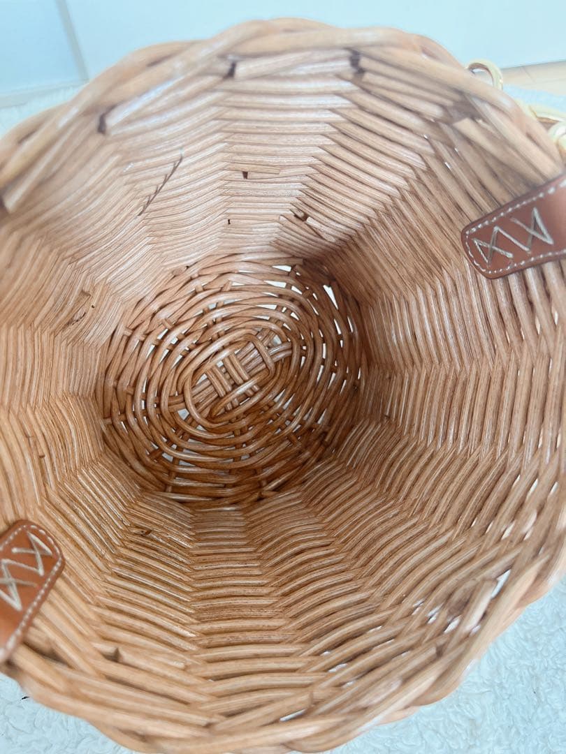 ATAO アタオ　かごバッグ　ファー付き