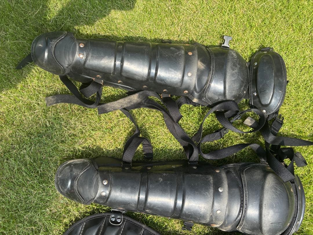 キャッチャー用レガース ブラック